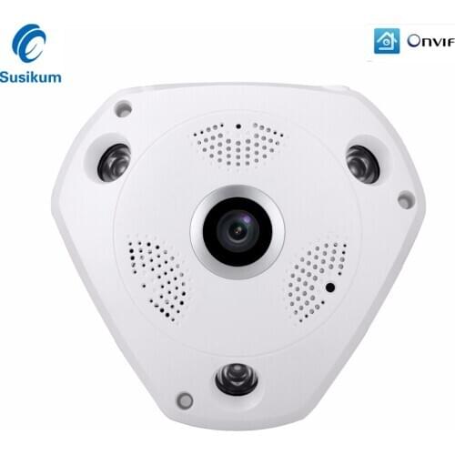 5MP IP POE Camera Indoor Plastic Dome 180 Degree 1.7mm Lens IR Night Vision XMEye APP ONVIF Video Surveillance Security Camera