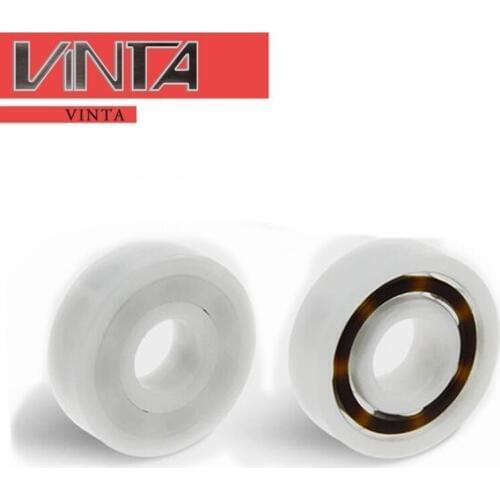 5pcs Nylon Plastic Ball Bearings POM6000 6002 6001 6003 6004 6200 6201 6202 6203 606 608 625 shaft bearings housing rodamiento