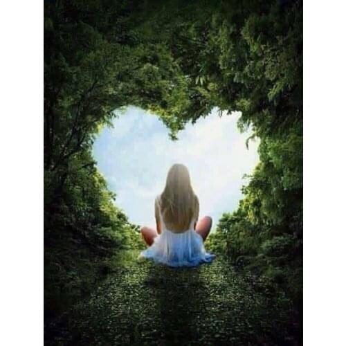 5D DIY diamond painting Forest Love Heart Beauty Full Drill Embroidery Cross Stitch Mosaic Craft Home Decor Christmas Gift