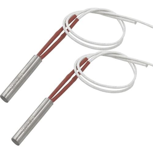 6 x 150mm 290W 110V/220V/380V High Density 304 Stainless Steel Single End Heating Tube Cartridge Heater Element 2pcs/lot