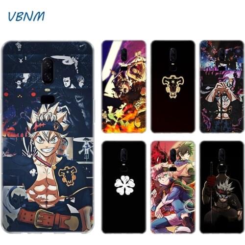 Anime Astas Black Clover Riverdale TPU Silicone Shell Phone Case For OnePlus One Plus 1+ 8 7T 7 Pro 6 6T 5 5T 3 3T Coque Cover