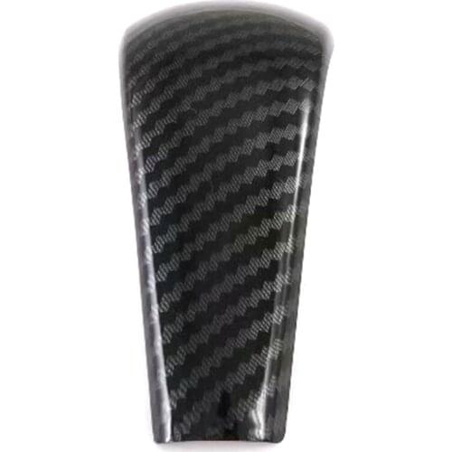Car Gear Shift Shifter Knob Cover Carbon Fiber for Mazda 3 Axela 2020