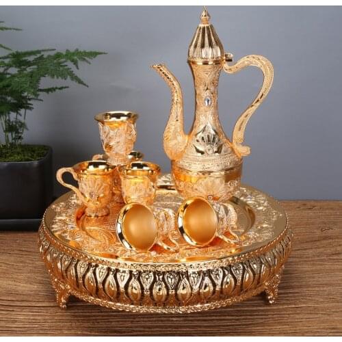 White wine glasses set home European-style wine tassel metal hip flask high-grade Russian hip flask