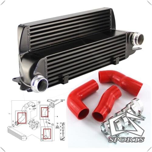 Intercooler Silicone Turbo EGR Hose Kit Fits For BMW E60 E61 5 Series 530d 525d