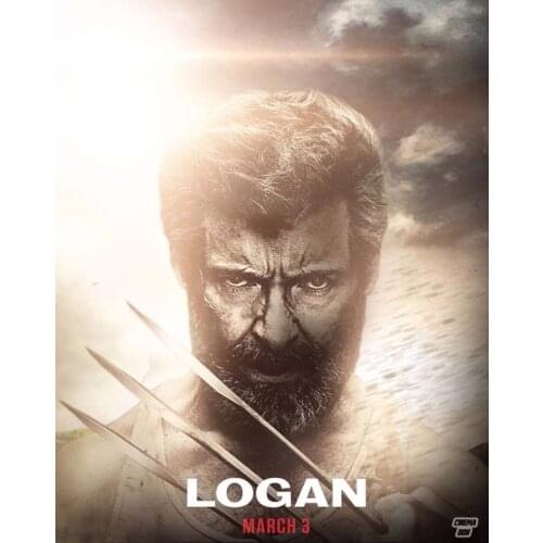 Home Decor Logan Hugh Jackman Movie 1017 3-Silk Art Poster Wall Sticker Decoration Gift