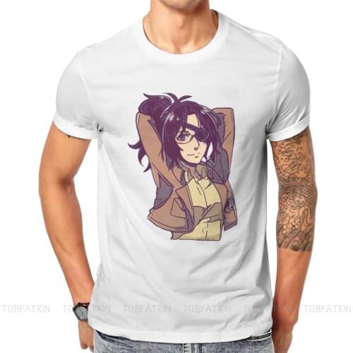 Hange Zoe Attack on Titan Shingeki no Kyojin T Shirt Classic Grunge Big size Crewneck TShirt Big sales Harajuku Mens Clothing