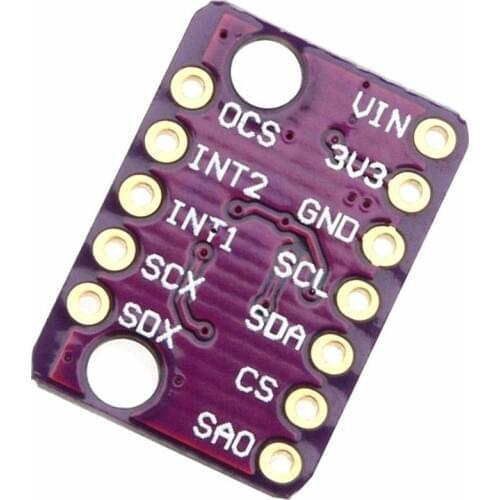 Gy-lsm6ds3 Lsm6ds3 Accelerometer Gyro Embedded Digital Temperature Sensor Module Spi Iic I2c Interface Module 8kb Fifo Buffer 5v