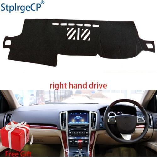 Car Dashboard Cover Mat for Cadillac SLS 2007 2008 2009-2012 Right Hand Drive Dashmat Pad Dash Mat Covers Dashboard Accessories