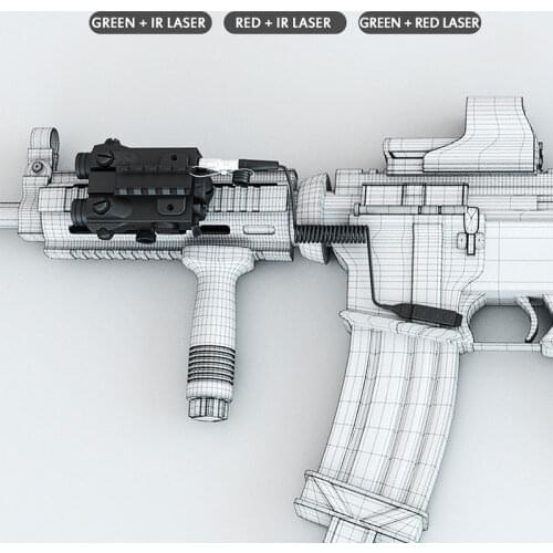 Laserspeed Shooting Dual Laser Pointer Rifle Hunting Military Army Picatinny Weaver Tactical Laser Sight