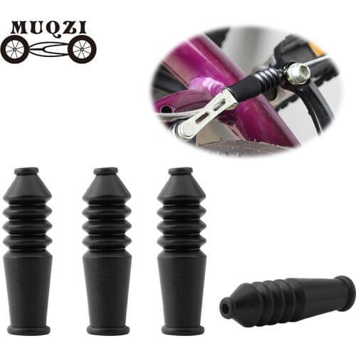MUQZI 10pcs Bike V-Brake Cable Hoses Protective Case Brake Line dust-proof Trap Rubber Boot Bicycle catheter waterproof Boots