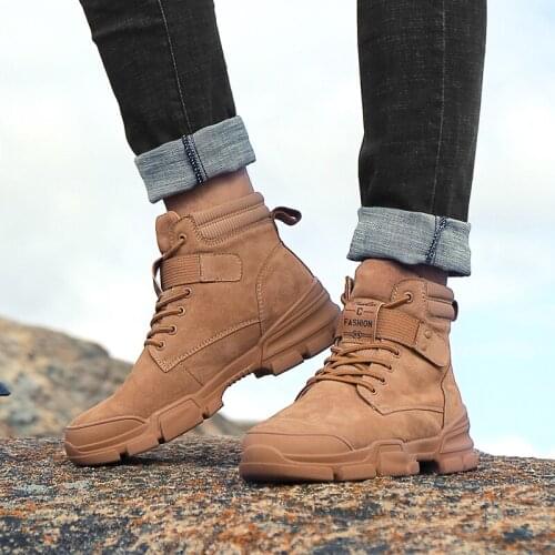 Men Shoes Designer Hightop Sneakers Men Fashion Mens Shoes Man Casual High Top Large Size Winter For Classic Leather Boots