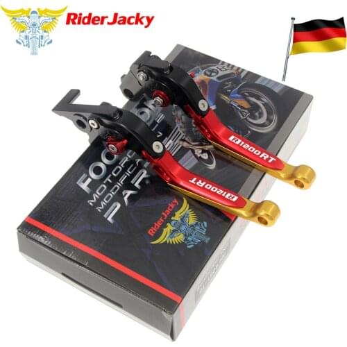 Germany Flag color For BMW R1200 RT R1200RT (2014+up) 2014-2018 2016 2017 Motorcycle CNC Folding Extendable Brake Clutch Levers