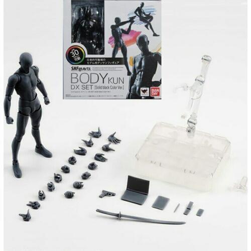 New Edition Drawing Figures for Artists Action Figure Model Human Mannequin Man Woman Kit Grey/Black/Skin