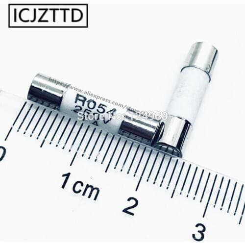 10pcs RO54 R054 fuse 5*20mm 250V 0.5A 1A 2A 3A 4A 5A 6A 8A 10A 15A 13A 16A 20A ceramic fuse 5*20 Ceramic insurance tube 5x20MM