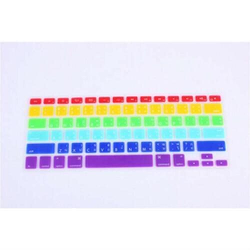 Rainbow Thai Keyboard Film protector for Macbook Air Pro Retina 13 15 17 Laptop Skin Covers for Mac book 13 15 Gel