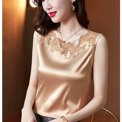 Женские шелковые майки TUOMENGKE China At AliExpress