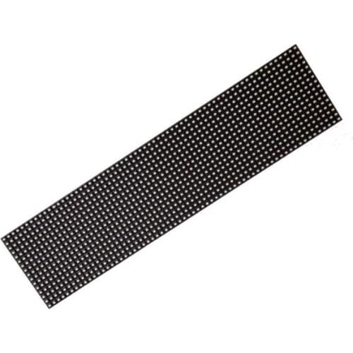 F5.0 P7.62 64*16 indoor red color dot matrix led modules Constant current HUB08