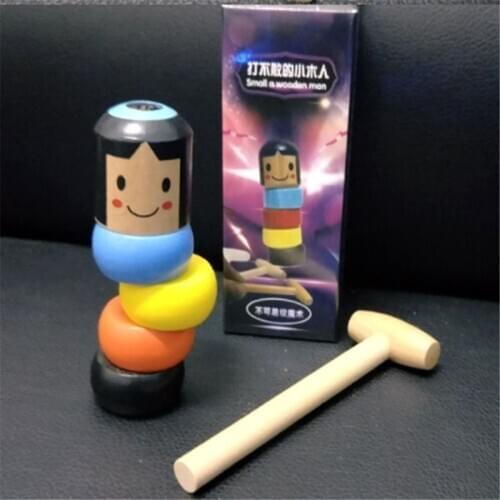 1set Immortal Daruma Unbreakable Man Magic Toy Magic Tricks Close Up Immortal Daruma by magia Magic MIni Doll