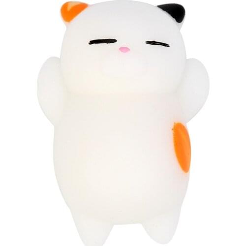 1pcs antistress ball Mini Squeeze Toy Squishy cat Cute Kawaii doll Squeeze Stretchy Animal Healing Stress Hand Fidget vent Toys