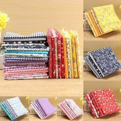 5pcs 50*50cm Mixed Pattern Cotton Fabric Sewing Quilting Patchwork Crafts