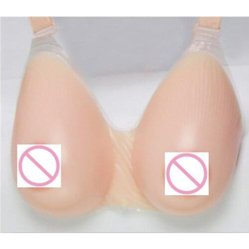 500-1000g/piece A-D Cup 100% Silicone Breast Forms False Breast Silicone Boobs Forms For Crossdresser Bra, Mastectomy Prosthesis