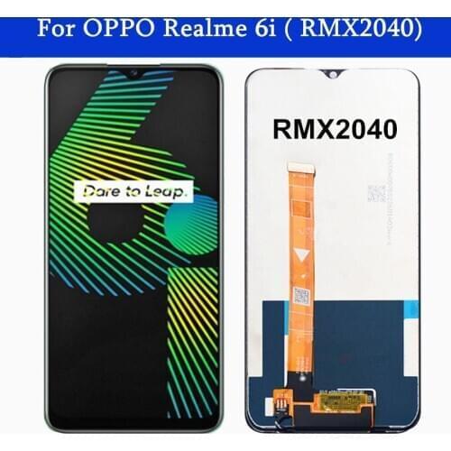 6.5" For Oppo Realme 6i RMX2040 LCD Display Touch Screen Digitizer Assembly Replacement for OPPO Realme 6i LCD