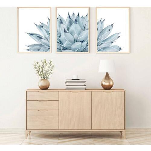 Watercolor Cactus Canvas Painting Prints Wall Art Living Room Decor Succulents Botanical Posters Bedroom Home Wall Decorations