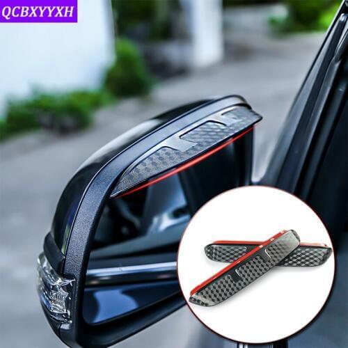 Car-styling For Lifan 320 330 X50 X60 Marvell 2009-2019 Car Rearview Mirror Eyebrow Rain Gear Shield Anti-rain Cover Stickers