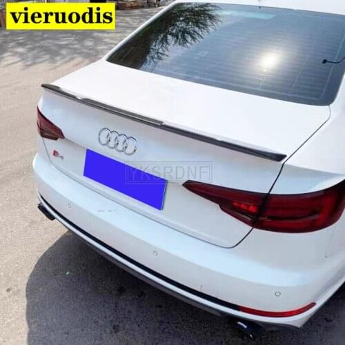 For Audi A4 B9 2017 2018 2019 2020 High Quality ABS Plastic Rear Trunk Wing Spoiler