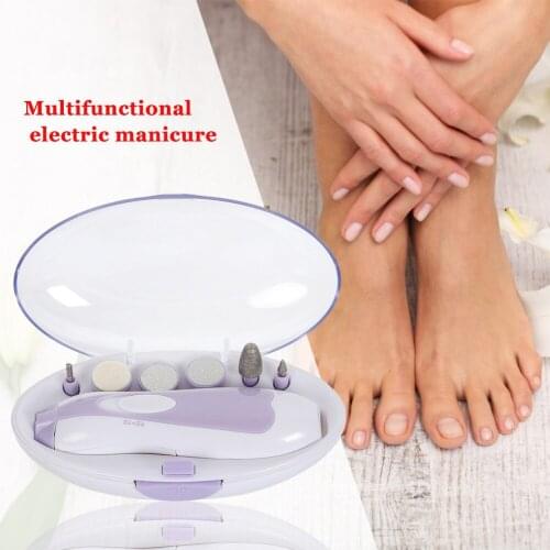 Electric Nail Trimmer Salon Shaper Manicure Pedicure Polish Tool Nail Drill Trimming Kit Home Portable Nail Care Health Kit