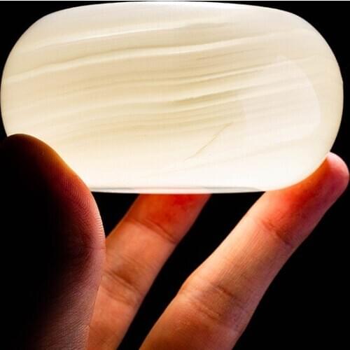 Exquisite Natural Raw Ore Jade Stone Teacup White Jade Porcelain Cup Office Kungfu Teaset Small Bowl Drinkware For Tea Brewing