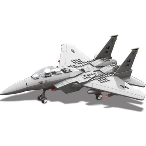 Wange Jx005 Military F15 Eagle Fighter 1:48 Building Blocks Brick Toy