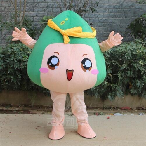 Zongzi Mascot Costume Suits Cosplay Party Game Dress Outfits Clothing Advertising Carnival Halloween Easter Festival Adults