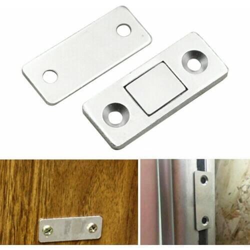 Strong Cabinet Door Catch Hidden Stainless Steel Drawer Magnet for Furniture Cupboard with Screws Magnetic Latch