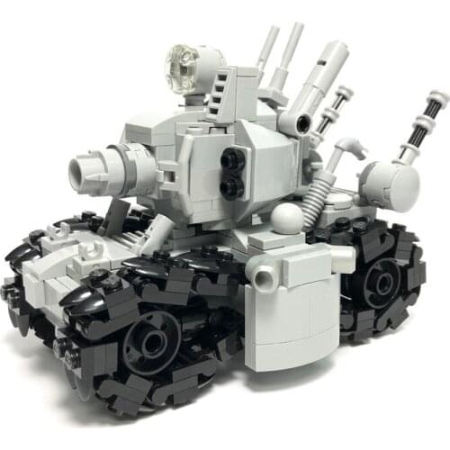 Metal Slug Tank Building Block Plane Metal Slug Attack Weapons Mini Collection Assembled Model Toys babosa Metalica