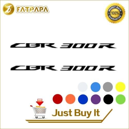 Motorcycle bike Fuel tank Wheels Fairing notebook Luggage helmet MOTO Sticker decals Fit For honda CBR300R CBR 300 R V11