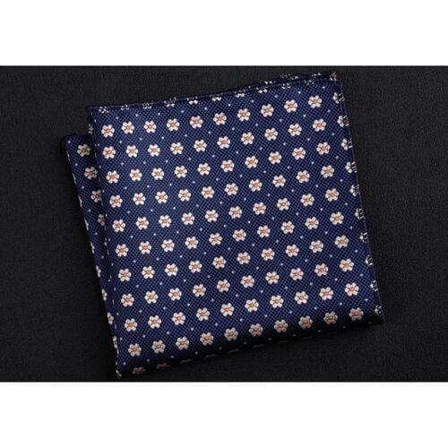Mylb Handkerchief Polka Dot Striped Floral Printed Hankies Polyester Hanky Business Pocket Square Chest Towel
