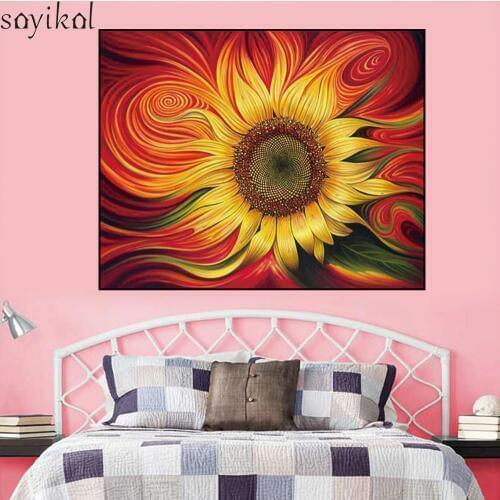 Framed Wall Painting DIY Oil Painting By Numbers Cat Picture Art Acrylic Paint By Numbers Canvas DIY Drawing Kid Christmas Gift