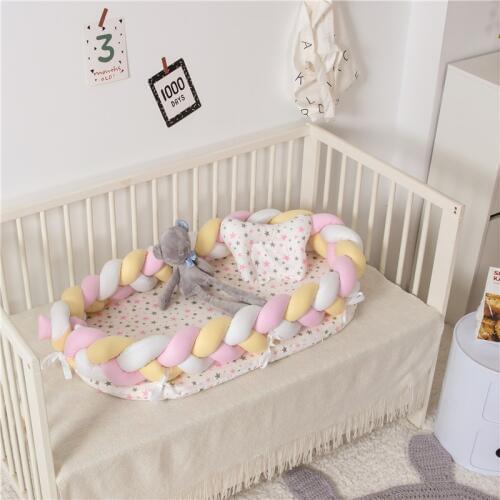 2019 New Portable Baby Bassinet For Bed Baby Lounger For Newborn Baby Crib Breathable And Sleep Nest Pillow