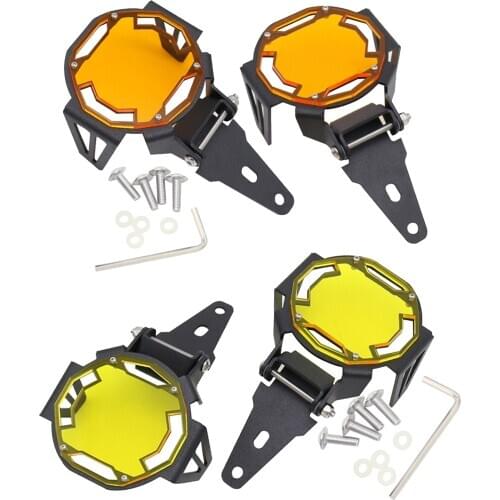 New 2x Motorcycle Flipable Fog Light Protectors Guards Lamp Covers for BMW R1200GS F800GS R1250GS F850GS F750GS ADV