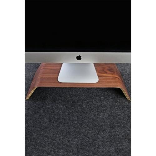 Monitor Stand Riser Computer Laptop Stand (walnut) wooden monitor stand, office Home Gift Desk Holder Increased Height Riser