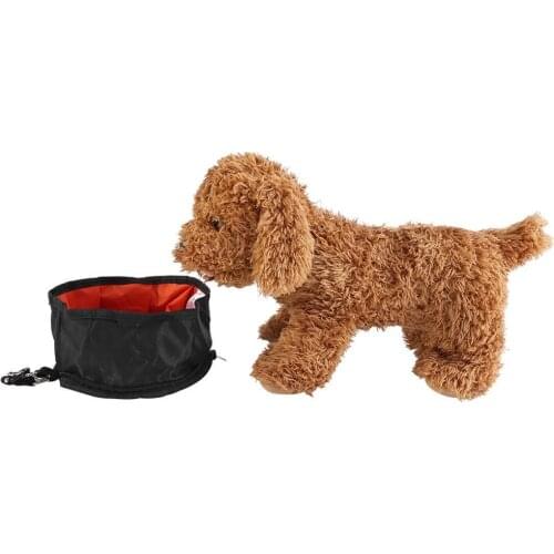 Portable Pet Dog Bowls Water Food Feeder Bowl Collapsible Feeding Watering Dish Camping Food Feeder Dish for Dog Puppy Cat