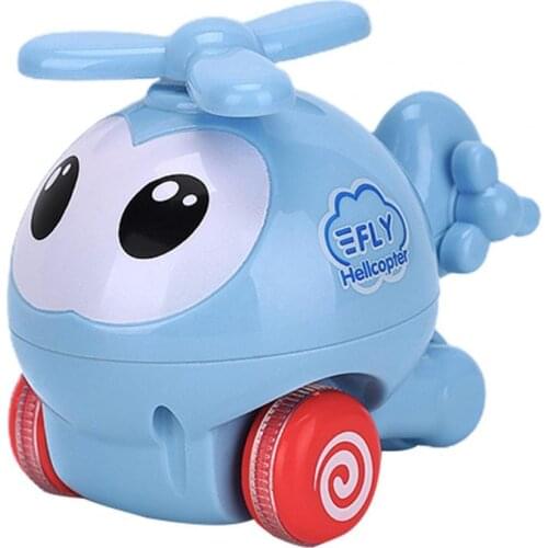 Cute Cartoon Toys Smooth Plastic Aircraft Toy Inertia Aircraft Model Early Education Toys Gifts for Kid