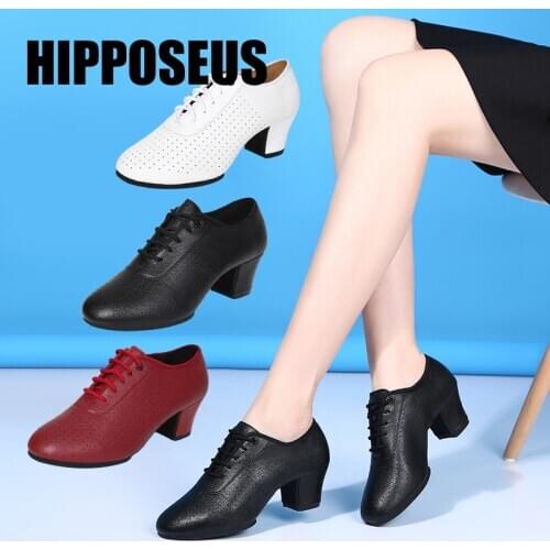 Hipposeus Dance-Shoes Women Men Unisex Latin Dance Shoe Girls Lady Ballroom Modern Tango Jazz Dancing Shoes Salsa Practice Shoes