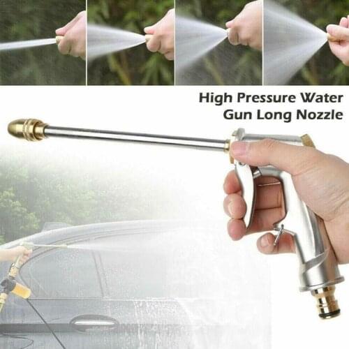 Water Gun Garden Hose Nozzle Water Spray Adjustable Cleaning Washer Washer Flower Household Power Car High Pressure For Pla Y7K0