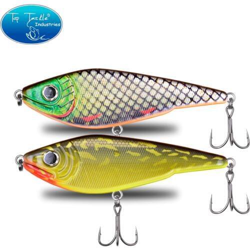 150mm 80g Colors New 1-10 Slow Sinking Hard Jerk Bait Pike Taimen Jerkbait Fishing Lure With Strengthen Hooks