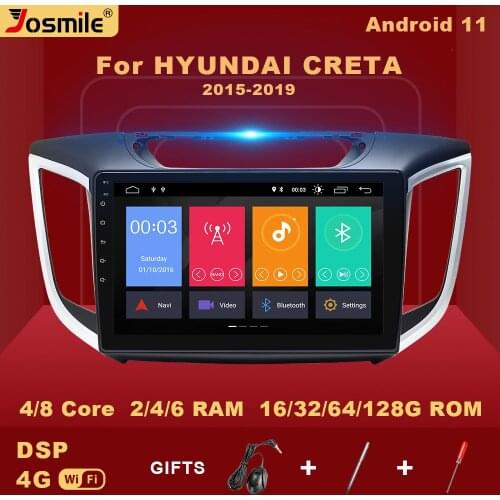 2GB+32GB DSP 2 din Android 11 Car multimedia For hyundai Creta ix25 Radio 2015 2016 2017 2018 2019 Navigation dvd Stereo Audio