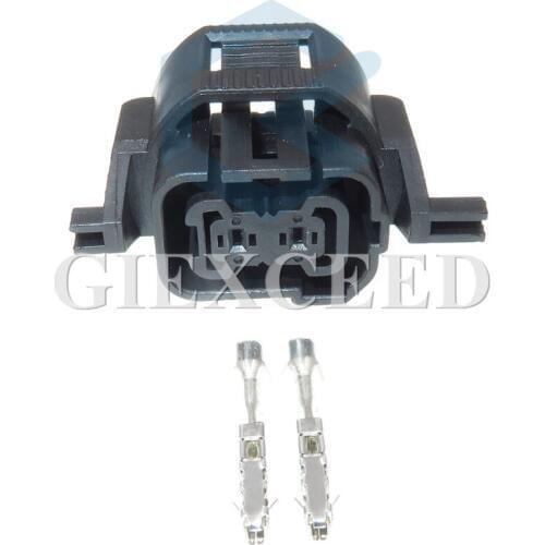 2 Sets 2 Pin Automotive Connector Cable Socket Electrical Auto Female Plug With Terminals