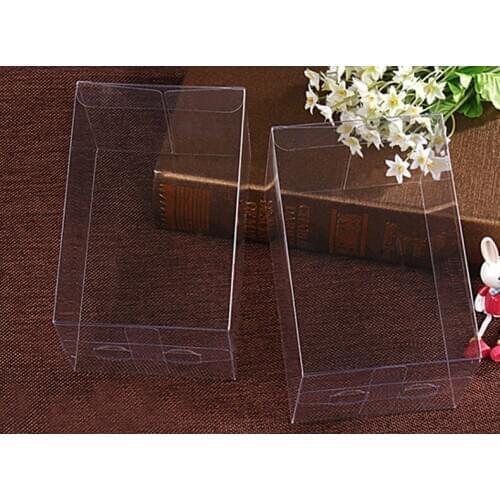 30pcs 11*11*19cm clear plastic pvc box packing boxes for gifts/chocolate/candy/cosmetic/crafts square transparent pvc Box