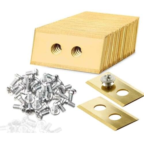 30PCS Robot Mower Replacement Blade with 2 Holes Anti-rust Durable Mower Cutter for Worx Landroid 36*18*0.9MM Free Dropshipping